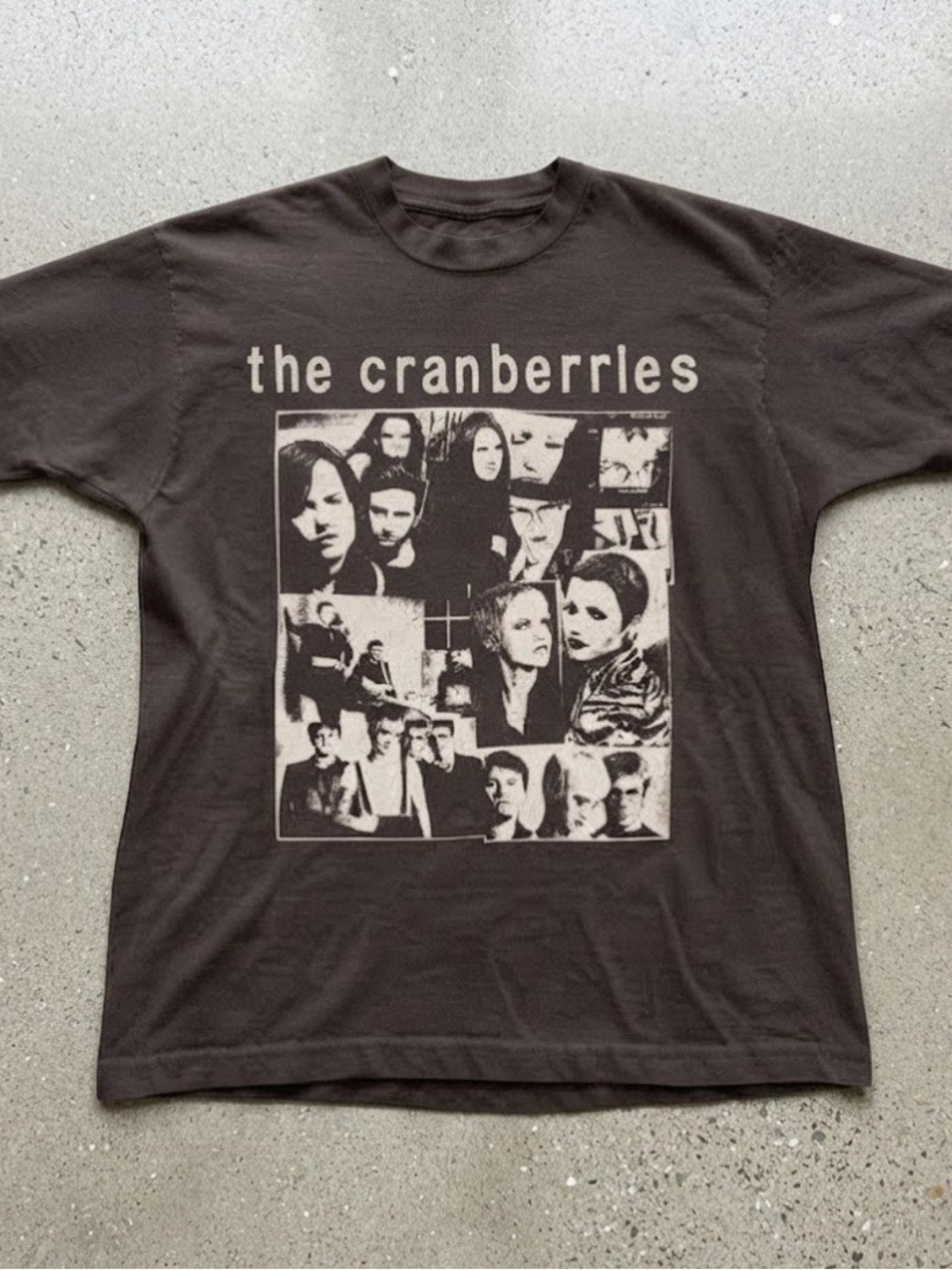 The Cranberries Band Graphic Collage Print Gildan T-Shirt